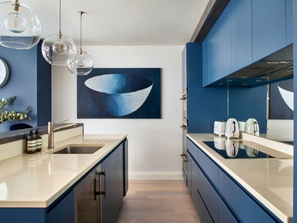 DEC - Decoração de casa azul: cozinha