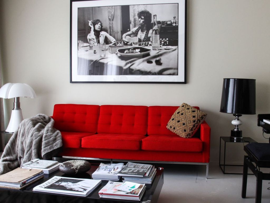 DEC - Decoração de casa vermelha: sala